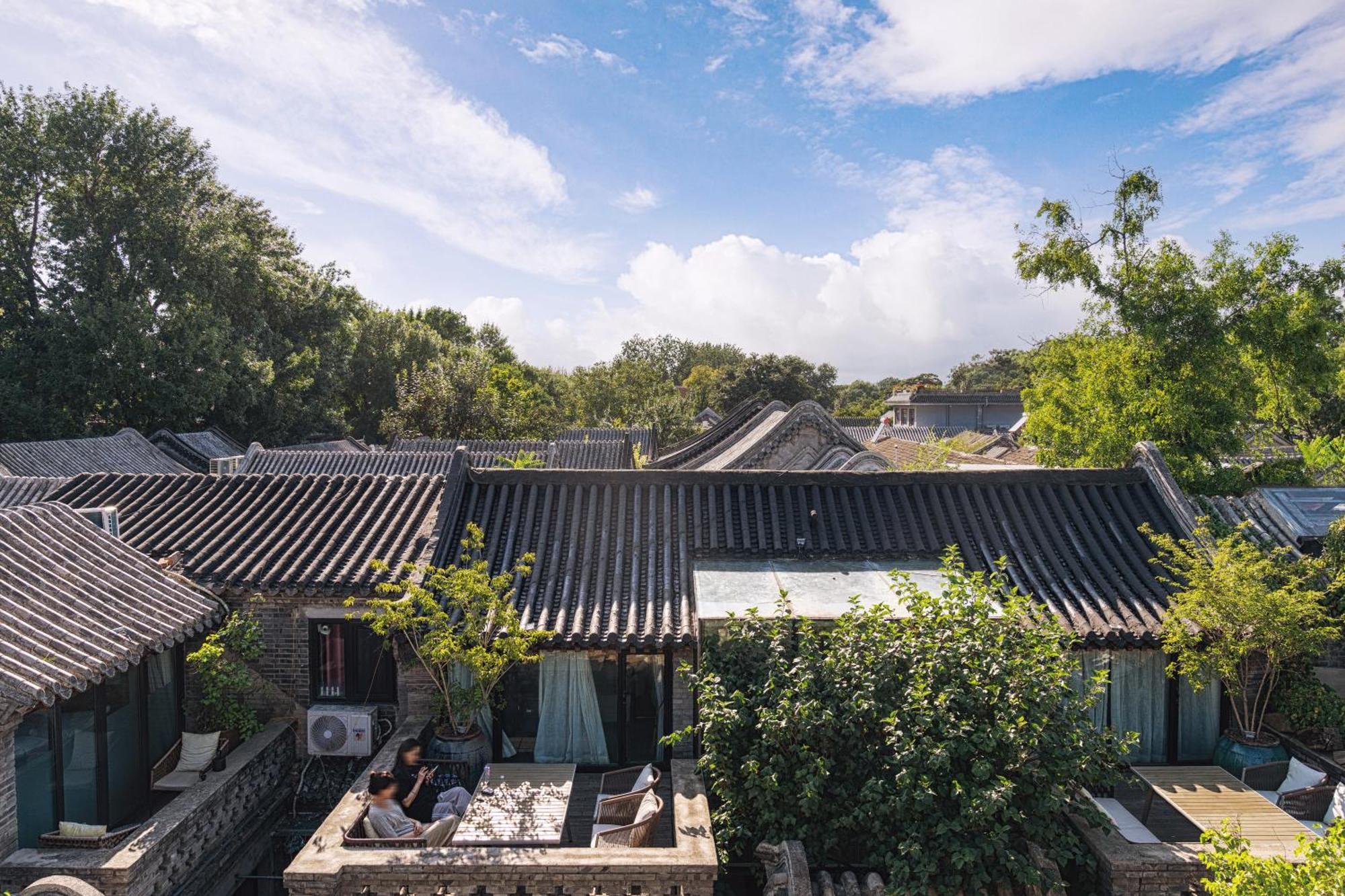Beijing Le Zai Nan Luo Gu Xiang Wang Fu Jing Forbidden City Courtyard Hotel&Free Laundry Service&Free Coffee &Paid Dumpling Experience Service Eksteriør billede