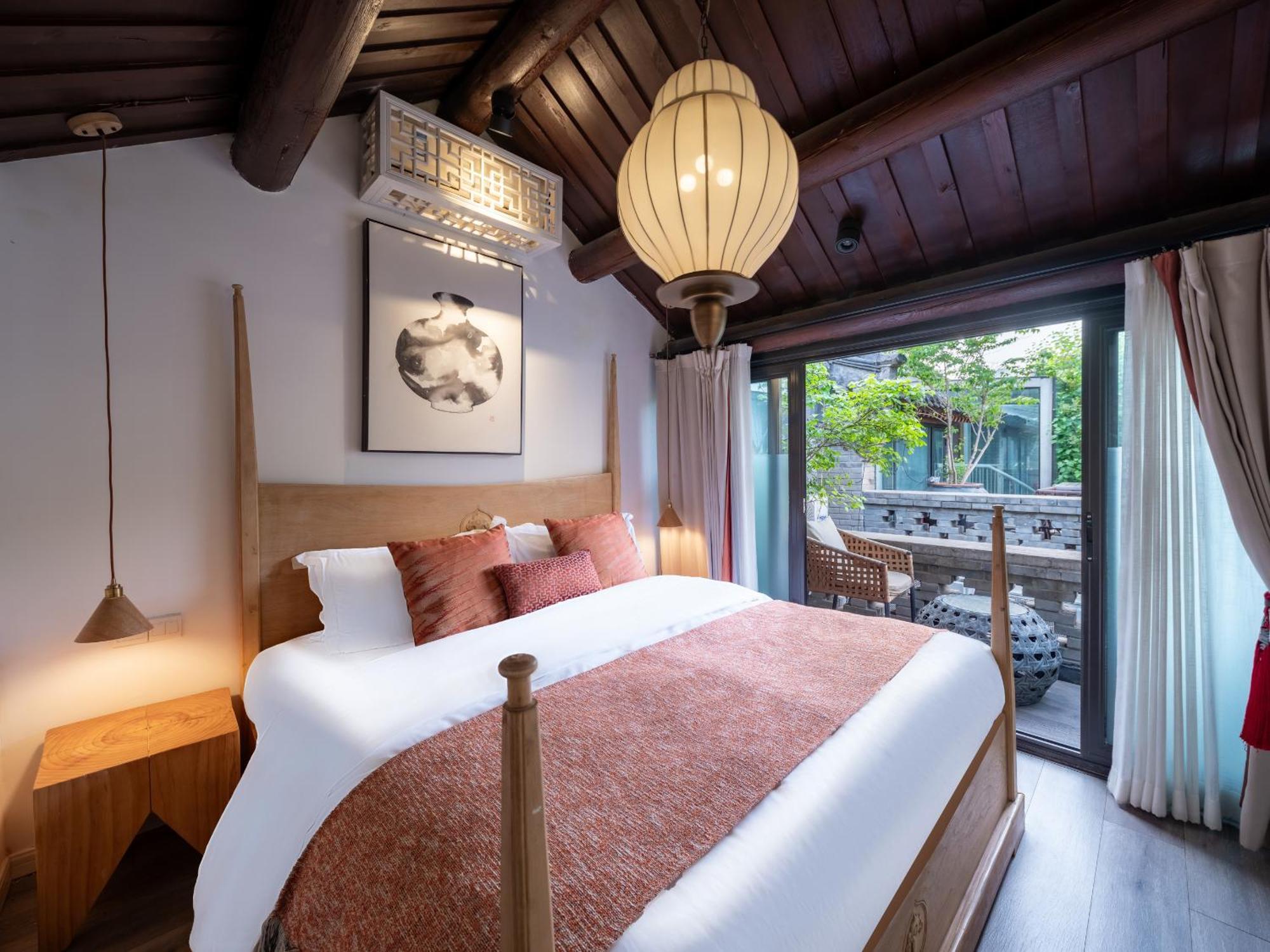 Beijing Le Zai Nan Luo Gu Xiang Wang Fu Jing Forbidden City Courtyard Hotel&Free Laundry Service&Free Coffee &Paid Dumpling Experience Service Eksteriør billede
